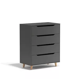 دراور 4 کشو  پایه دار مدل DR-012 ام دی اف درجه یک (هزینه ارسال به عهده مشتری) (پس کرایه)