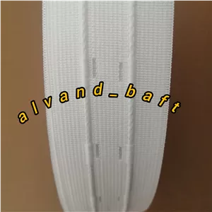 نوار پرده مدل دو نخ(رول 60متری)