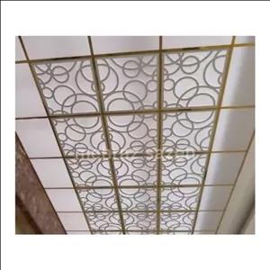 تایل معرق  سقفی  cnc سی ان سی  60در 60بهمراه  طلق دوغی  کدT161 ( ارسال پس کرایه) 