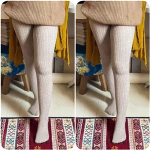 جوراب شلواری بافت زنانه و دخترانه طرح گندم برند پنتی