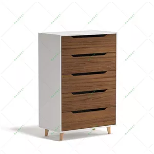 دراور 5 کشو پایه دار مدل DR-011 تمام ام دی اف(هزینه ارسال به عهده مشتری) (پس کرایه)