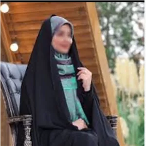 چادر مشکی ساده  کرپ ژاپنی اداریدانشجویی  روزمره 