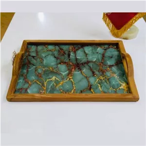 سینی چوبی زینو V (سایز متوسط) با گارانتی 1 ساله