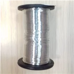 سیم گلسازی روکش دار نقره ای شماره 4 (یک عددی)