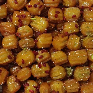 زولبیا بامیه عسلی خانگی 200 گرمی (پس کرایه)