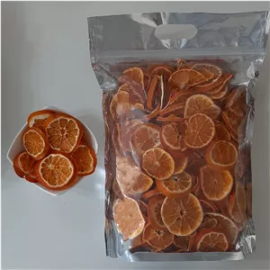 بسته نارنگی خشک 250 گرمی درجه 2 میوه خشک برگ سبز