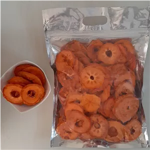 بسته خرمالو خشک 250 گرمی میوه خشک برگ سبز
