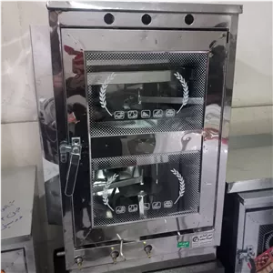 تنورگازی خانگی تمام استیل دوچدن چهارسینی