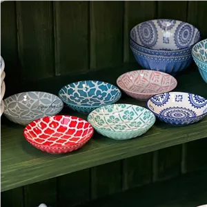 مزه خوری گرد 6 تایی رنگی کلاسیک دنی هوم 