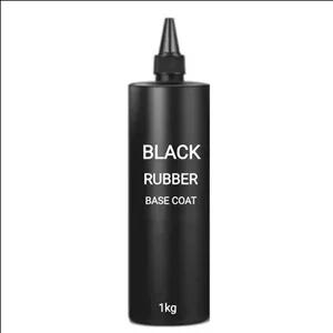 رابر بیس کات ژل مشکی کاشت ناخن 1 لیتری UV