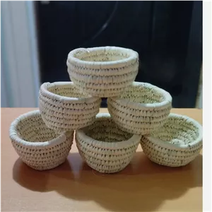 کاسه حصیری پیمانه برنجی محکم و..