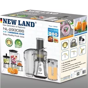 آبمیوه گیر 4 کاره 1200 وات نیولند مدل NL-2930BS