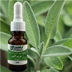 اسانس طبیعی( اسنشیال اویل) مریم گلی گیاهدون حجم 5 میلی لیتر