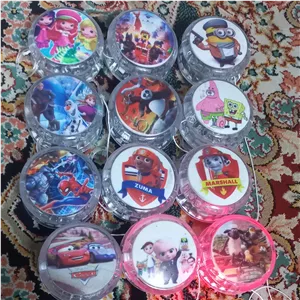 یویو چراغ دار 10 عدد اسباب بازی یویو بازی 