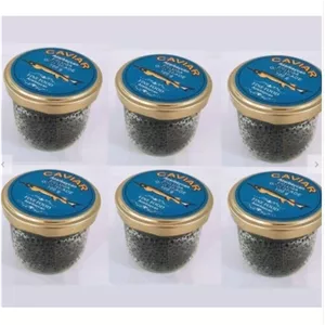 پک 6 عددی خاویار شیشه ای بلوگا آذربایجانیBeluga 