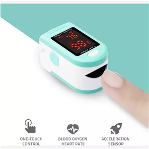 پالس اکسیمتر انگشتی NOE SHENG مدل NX801،مناسب برای استفاده خانگی و درمانگاهی،به همراه دفترچه راهنما و بند نگهدارنده
