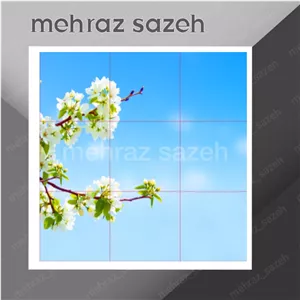 تایل آسمان مجازی 60 در 60 ضخامت  2 میل (ارسال پس کرایه)