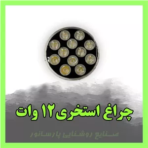 چراغ استخری 12 وات LED ، چراغ آبنما ، زیر درختی