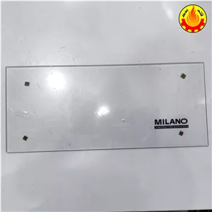 شیشه بخاری شومینه مهیا 54x23 میلانو ساخت ترکیه درجه 1