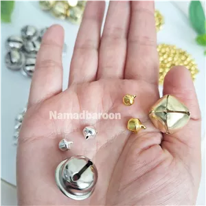 زنگوله 20 میل (بزرگترین سایز در عکس) (فقط نقره ای موجوده) 
