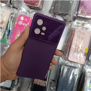 گارد NOTE12PROPLUS شیائومی مدل الکترولنز رنگ بنفش