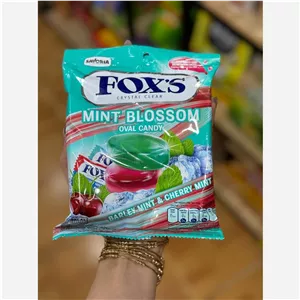 آبنبات آلبالو نعنا و یخ نعنا فوکس (foxs) 125 گرمی