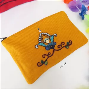  کیف پته،پته دوزی(جامدادی پته)،جای لوازم سنتی پته دوزی،هدیه مهمان خارجی دست دوز،پته دریا،هنر پته صنایع دستی سوغات کرمان 