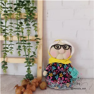 عروسک ننه سرما یا عروسک یلدایی 23 سانتی