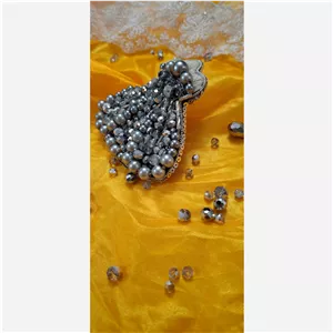 گلسینه جواهر دوزی طرح لباس پرنسسی