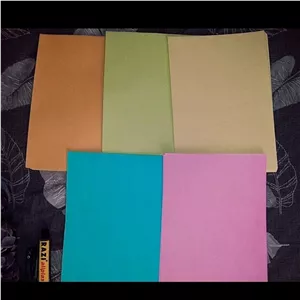 کاغذ رنگی a4 دورو بسته (5عددی)