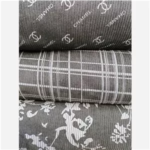 مخمل کبریتی طرحدار مشکی هر 10 سانت 