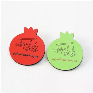 پیکسل یلدا چوبی هدیه دانش آموزی طرح انار گیفت یلدایی بسته 100 عددی پسکرایه