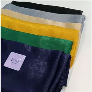 روسری کوپرا تک رنگ روسری واکسی مخملی قواره حدود 130 