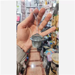 صافی چای زنجیر دار استیل خارجی سایز 2 درپلاسکومیلاد