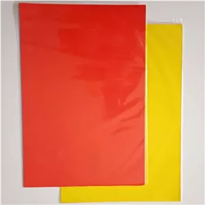کاغذ رنگی گلاسه 10 ورق 