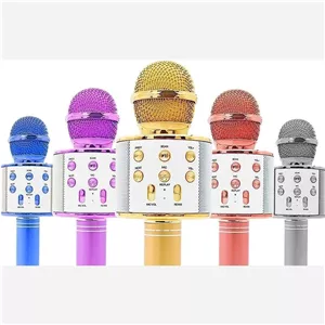 میکروفون اسپیکر بلوتوثی مدل WS-858 رم خور و فلش خور