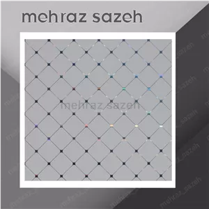 تایل پی وی سی سقف کاذب لوزی بزرگ60در60(ارسال پس کرایه)