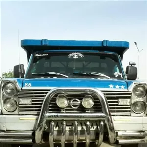 گارد جلو استیل شین دار لوله 8 پس کرایه 