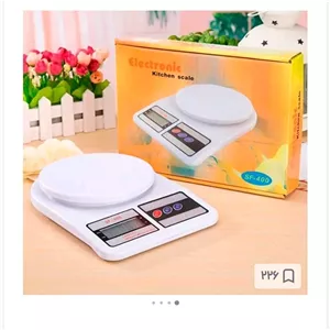 ترازو دیجیتالی آشپزخانه به همراه 2عدد باطری1گرم تا 10 کیلو مارک الکترونیک 