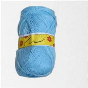 کاموا بهاران آبی روشن کیلویی (عمده - بسته 25 عددی)(کاموا نازک دولا)