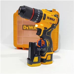 دریل شارژی موتور براشلس دیوالت سه نظام فلزی مدل DEWALT-24V