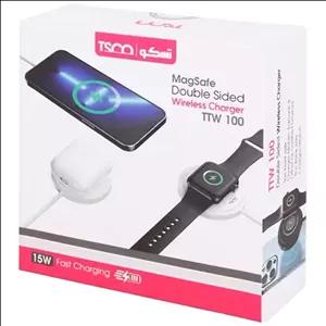 شارژر بی سیم و مگسیف(MagSafe) فست شارژ مدل  TSCO TTW 100  15W - شارژر مدل TTW100