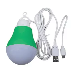 لامپ ال ای دی دو کاره USB و میکرو آویزدار 

