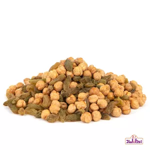 نخود چی کشمش(50درصد) یک کیلویی اعتماد تازه (نخودچی کشمش)