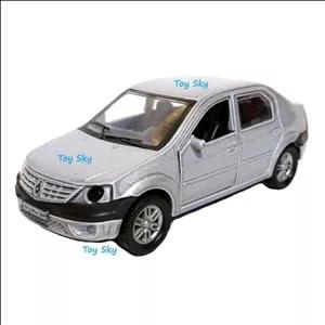 اسباب بازی - ماکت ماشین - رنو ال 90 - Renault L90 - فلزی - عقبکش - دربهای جلو بازشو - رنگ نقره ای