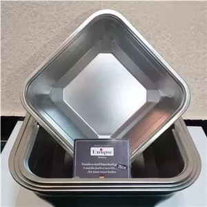 لگن مربع یونیک 4پارچه