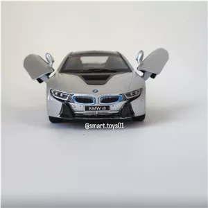 ماکت ماشین بی ام و i8 ای هشت سفید کینزمارت کینسمارت kinsmart 