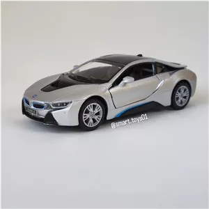 ماکت ماشین بی ام و i8 ای هشت سفید کینزمارت کینسمارت kinsmart 