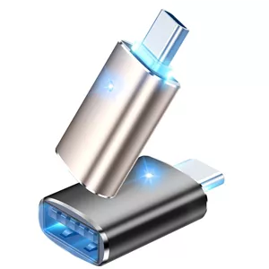 تبدیل او تی جی تایپ سی USB 3.0 چراغ دار مدل PM-401