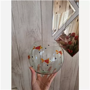 تنگ ماهی شیشه ای بزرگ ویترای (پس کرایه)